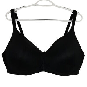 Avenue Body Black No Underwire Super Comfortable Bra 46DD